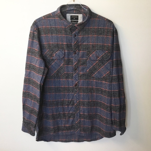 Quiksilver Other - Quiksilver River Back Plaid Flannel Button Down Shirt - XXL